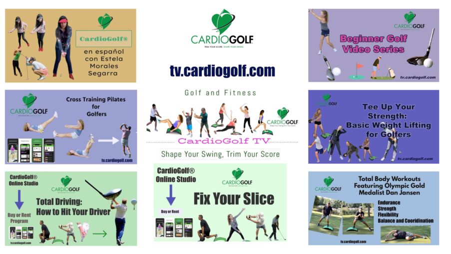 CardioGolf® Online Studio offers a groundbreaking approach to golf fitness.tv.cardiogolf.com